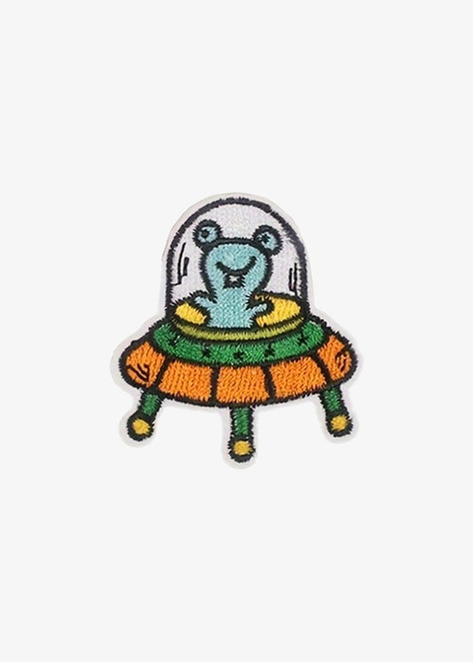 Alien in UFO patch
