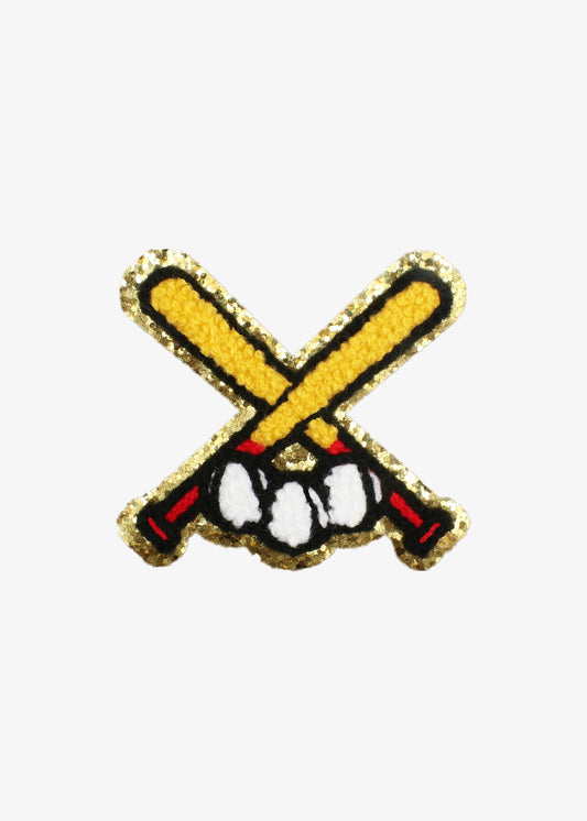 Crossed Baseball Bats patch