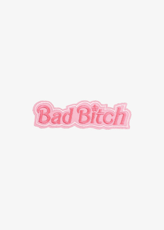 Bad Bitch Pink Script patch