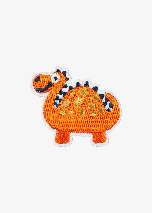 Orange Dinosaur patch