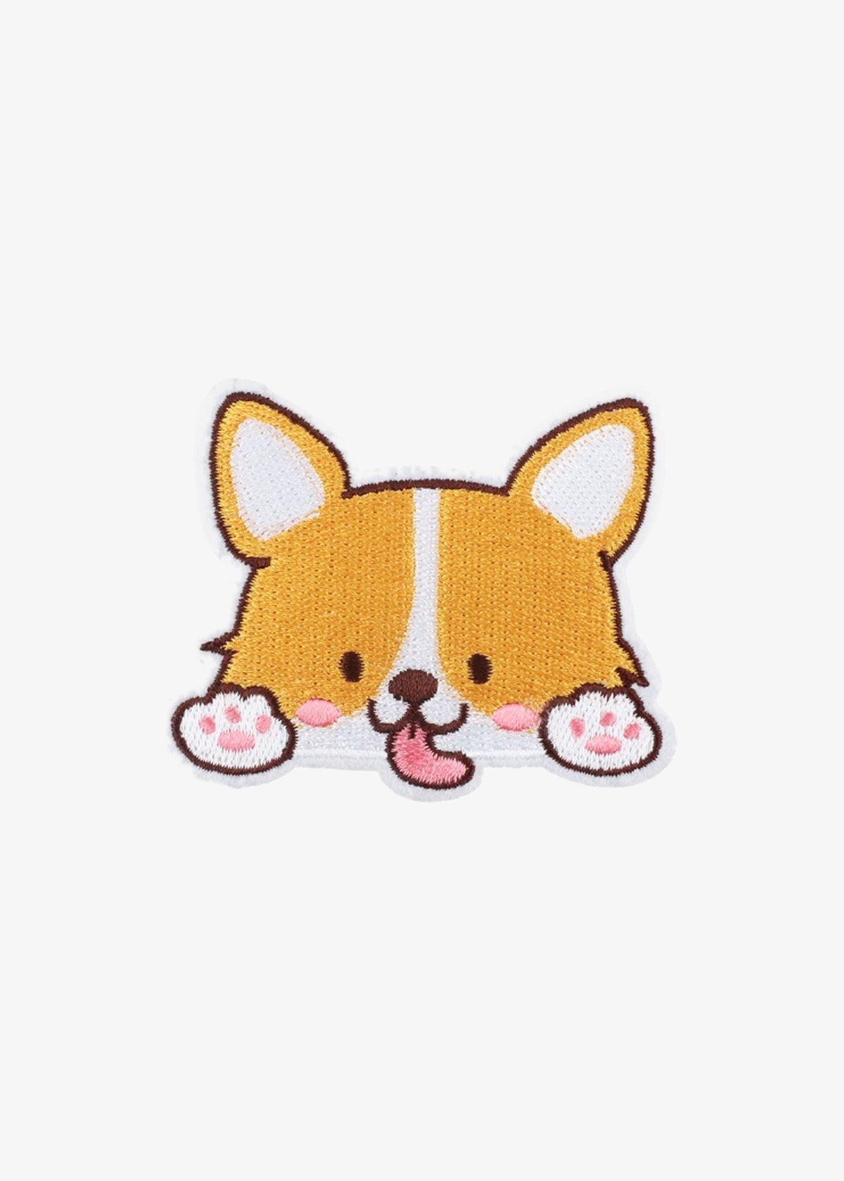 Peeking Corgi patch