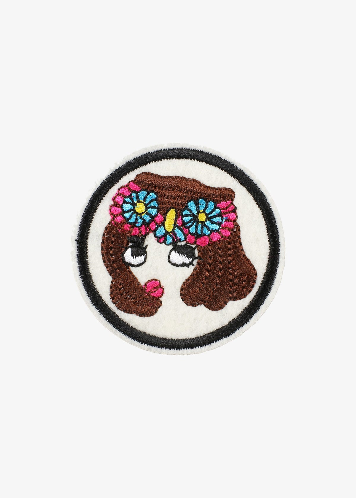 Girl with Flower Sunglasses patch