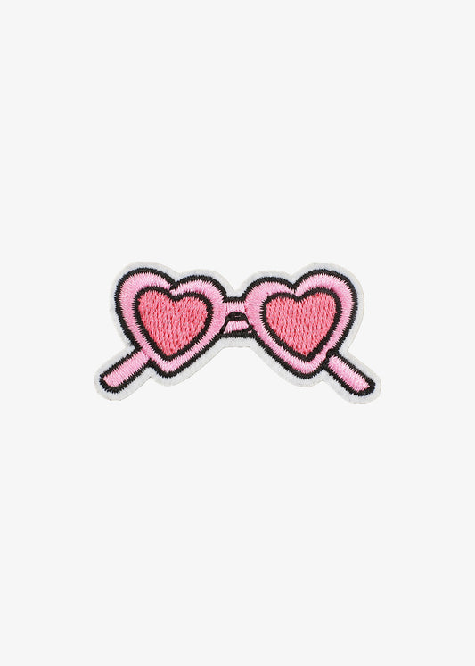 Pink Heart Sunglasses patch