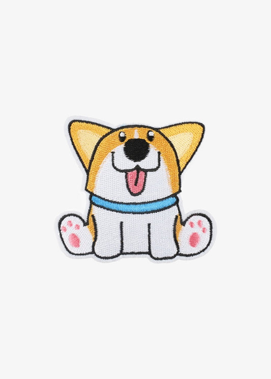 Sitting Corgi patch