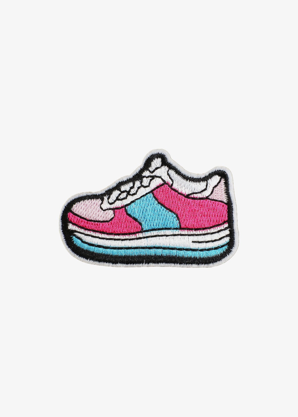 Pink and Blue Sneaker patch