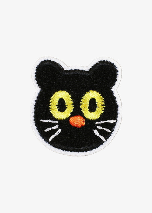 Black Cat Face patch