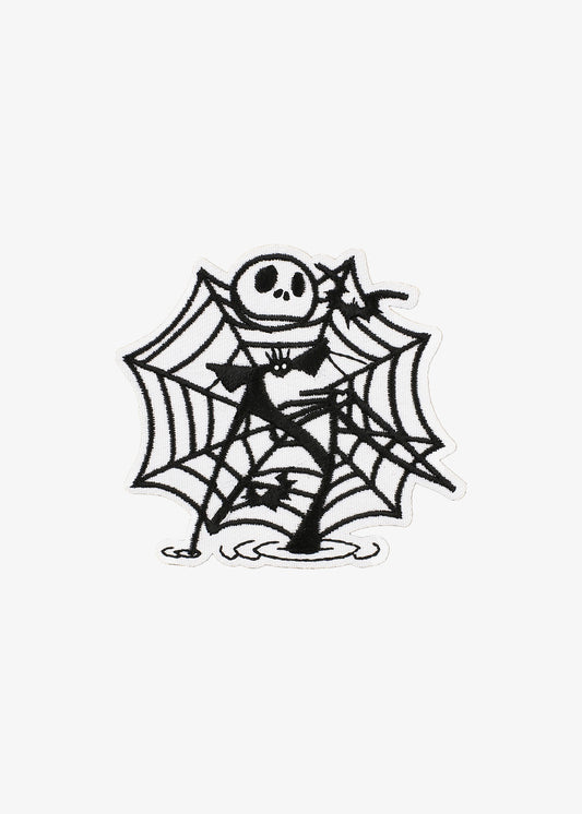 Skeleton in Spider Web patch