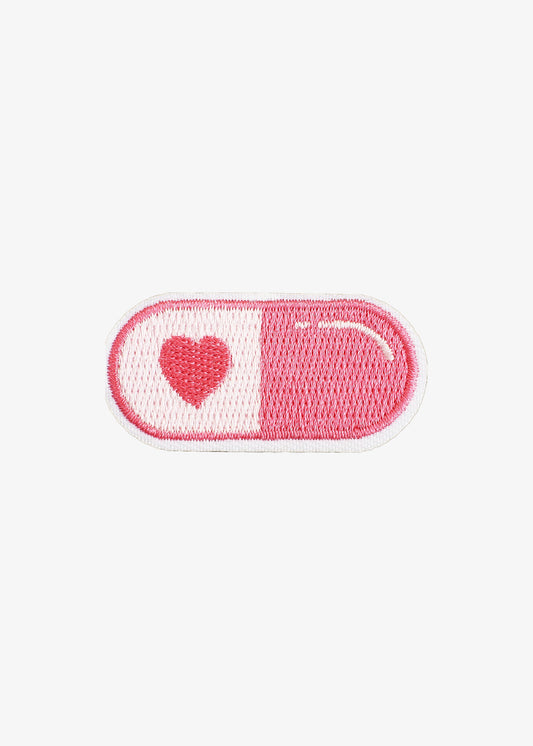 Pink Heart Pill patch