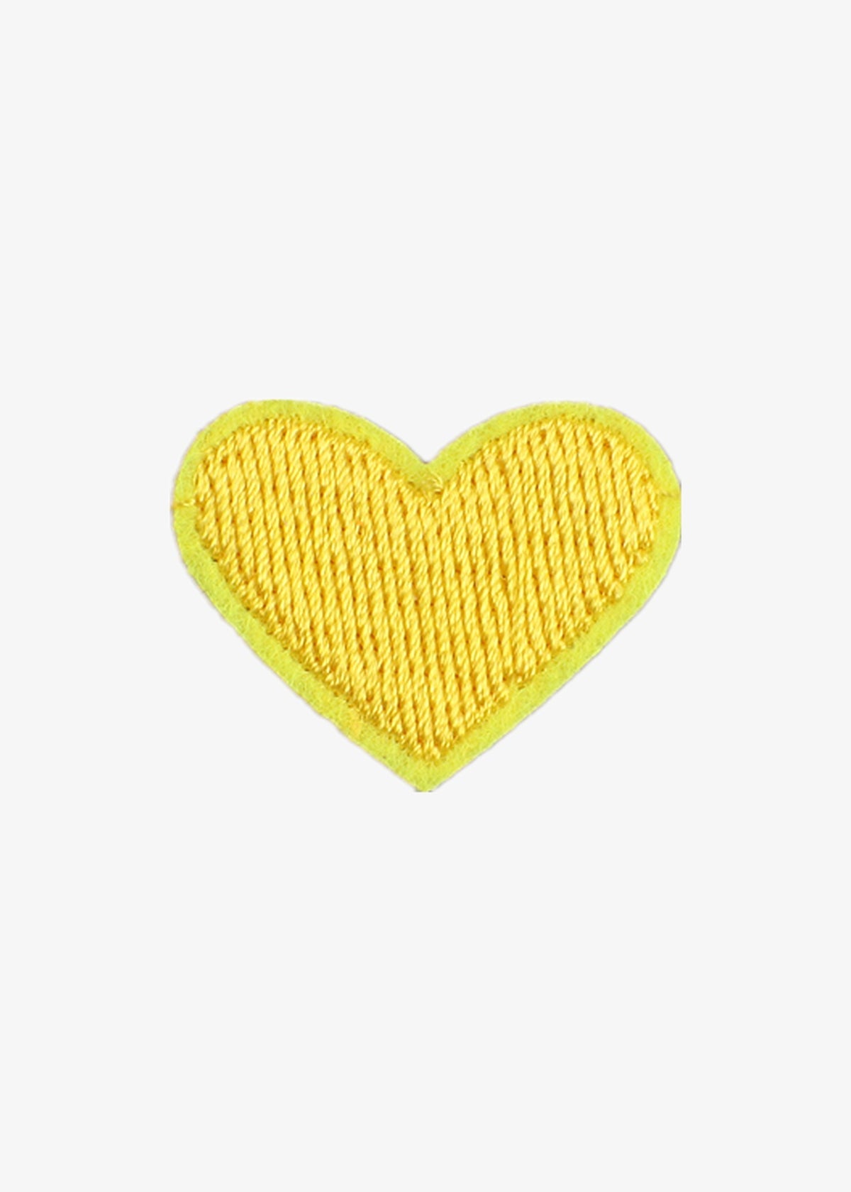 Mini Heart patch, yellow