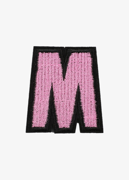 Pink Letter M patch