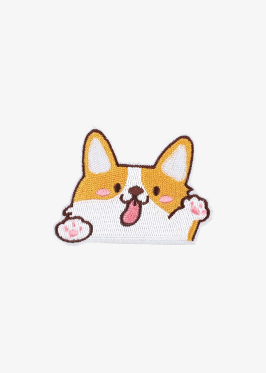 Happy Corgi patch
