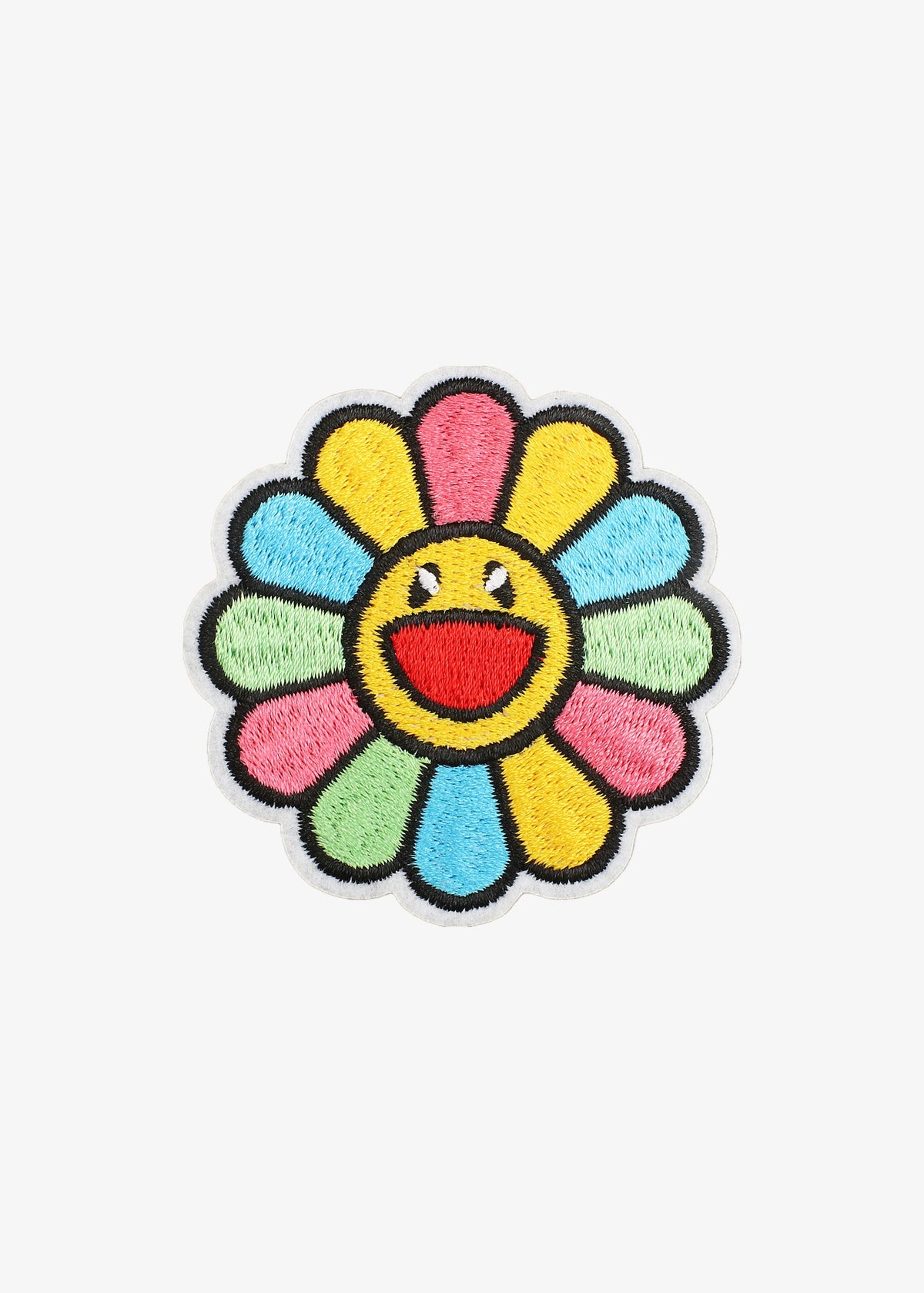 Rainbow Smiley Flower patch