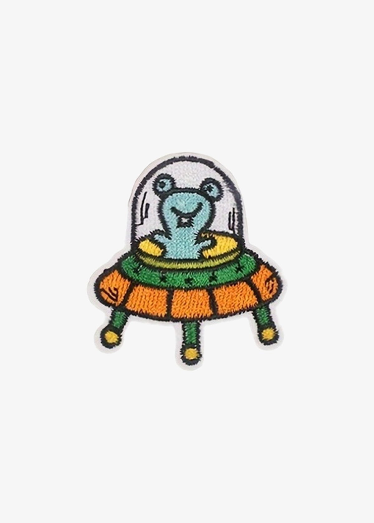 Alien in UFO patch