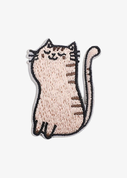 Sitting Tabby Cat patch