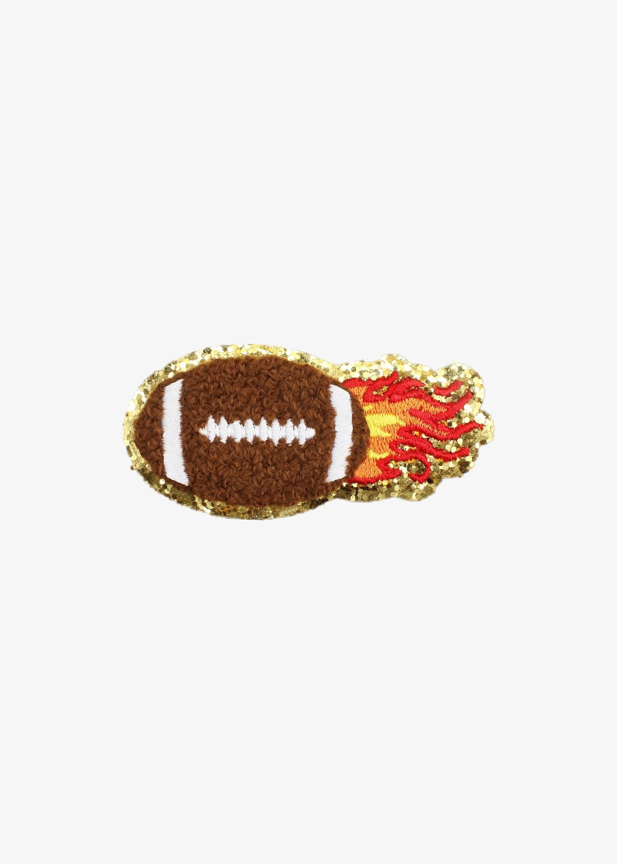 Flaming Football patch