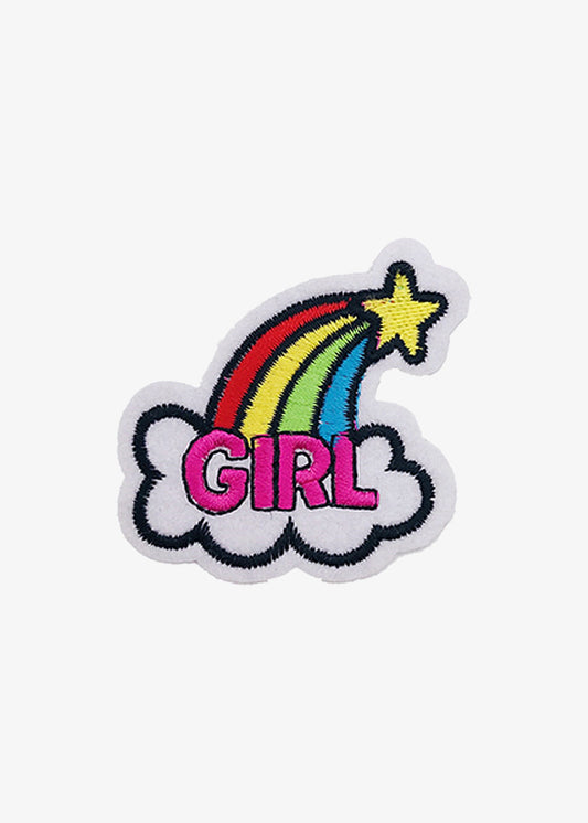 Girl Rainbow Cloud patch