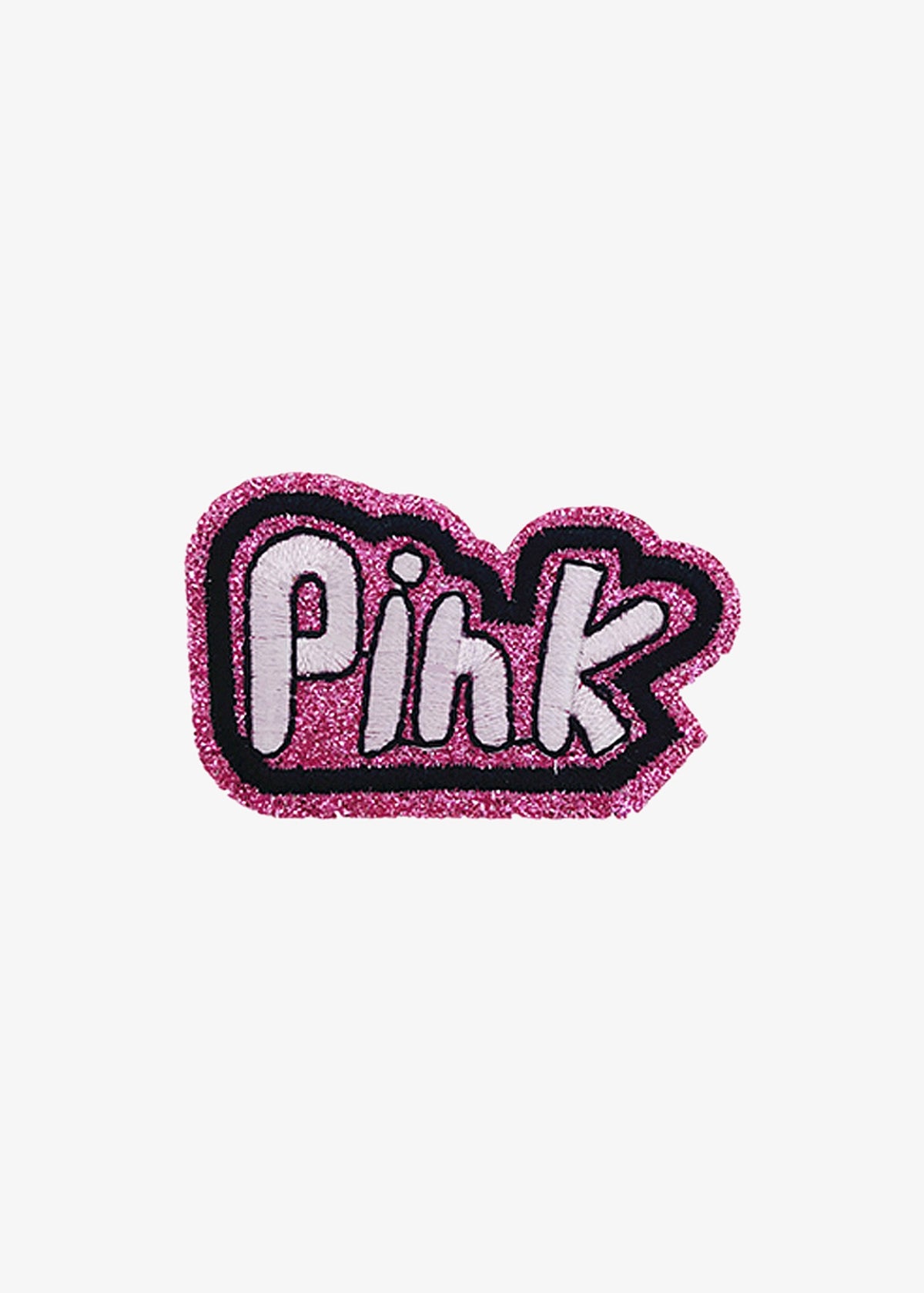 Pink Glitter Word patch