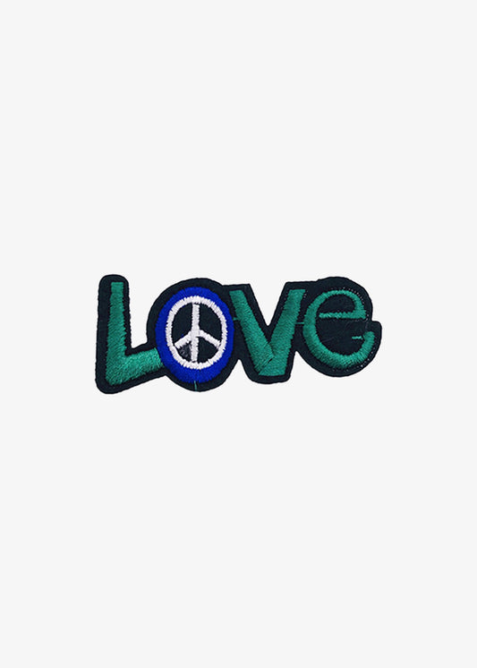 Love Peace Sign Word patch
