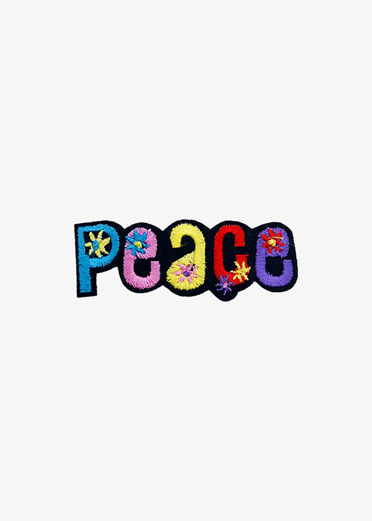 Peace Colorful Word patch