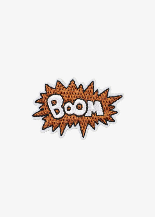 Boom Brown Comic Burst patch