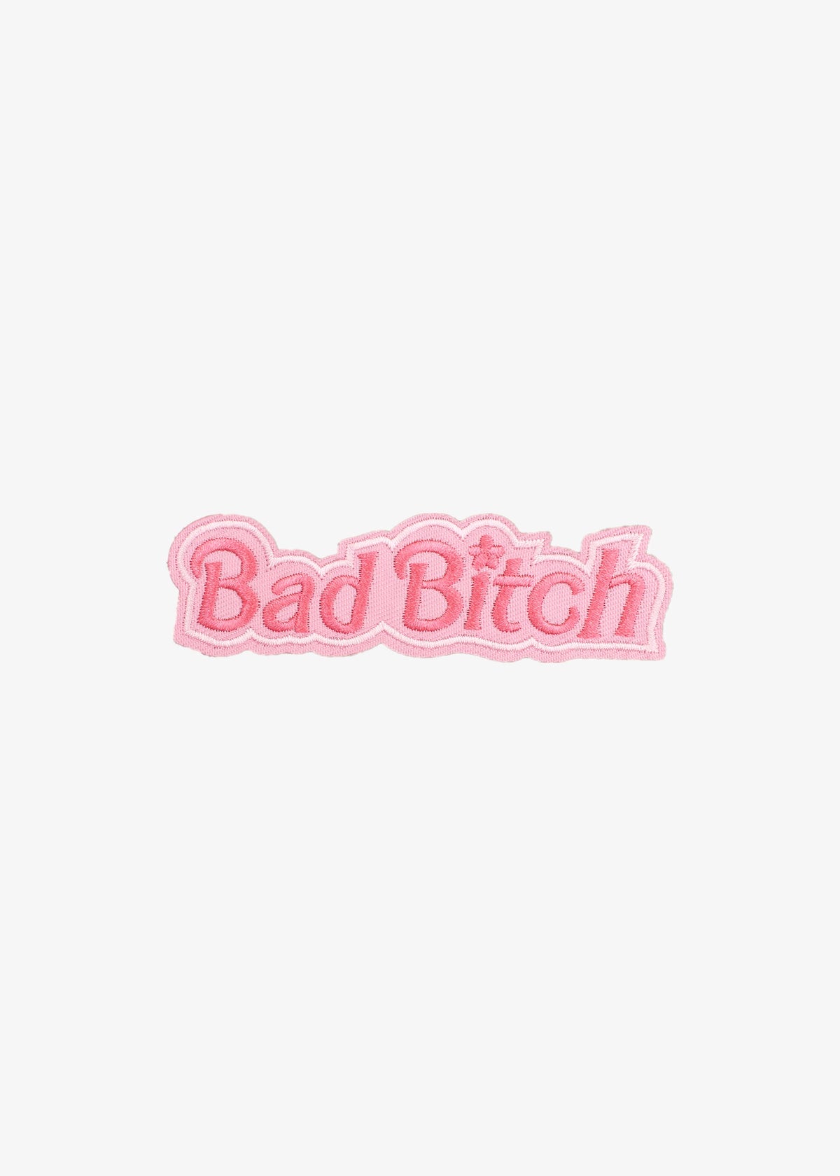 Bad Bitch Pink Script patch