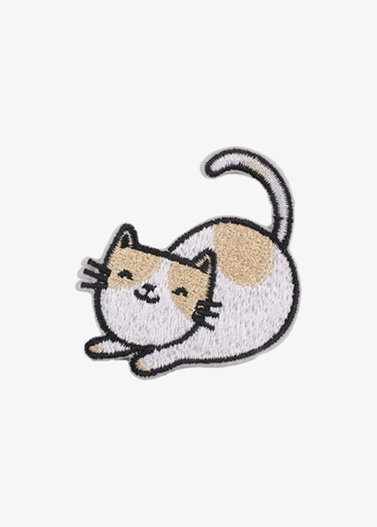 Stretching Calico Cat patch