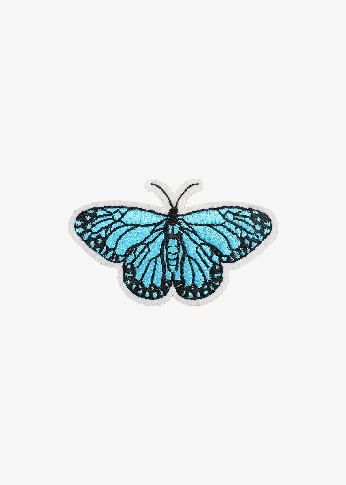 Blue Monarch Butterfly patch