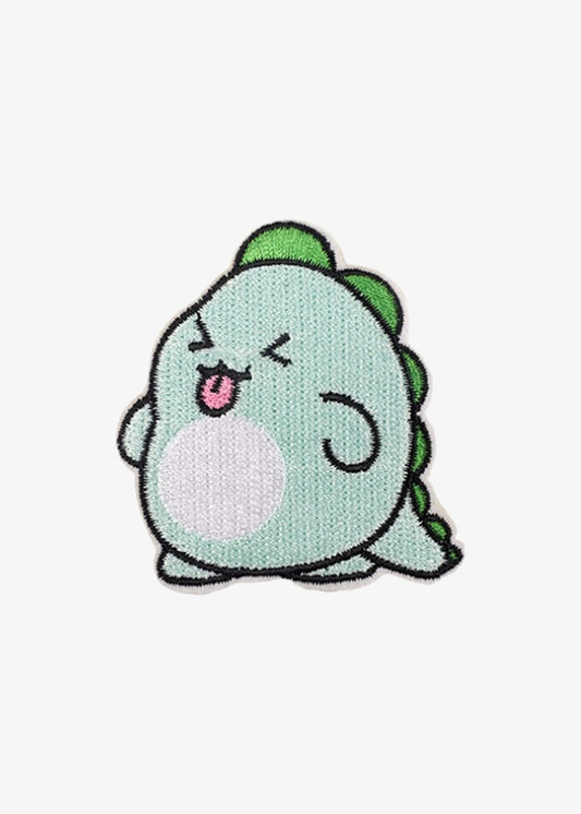 Winking Mint Dinosaur patch
