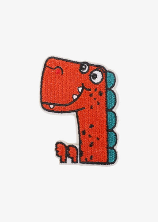 Red T-Rex patch