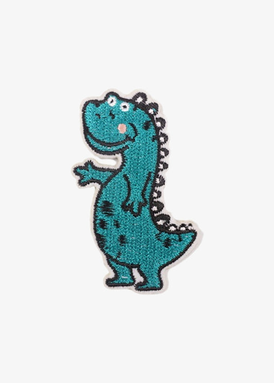 Blue T-Rex patch