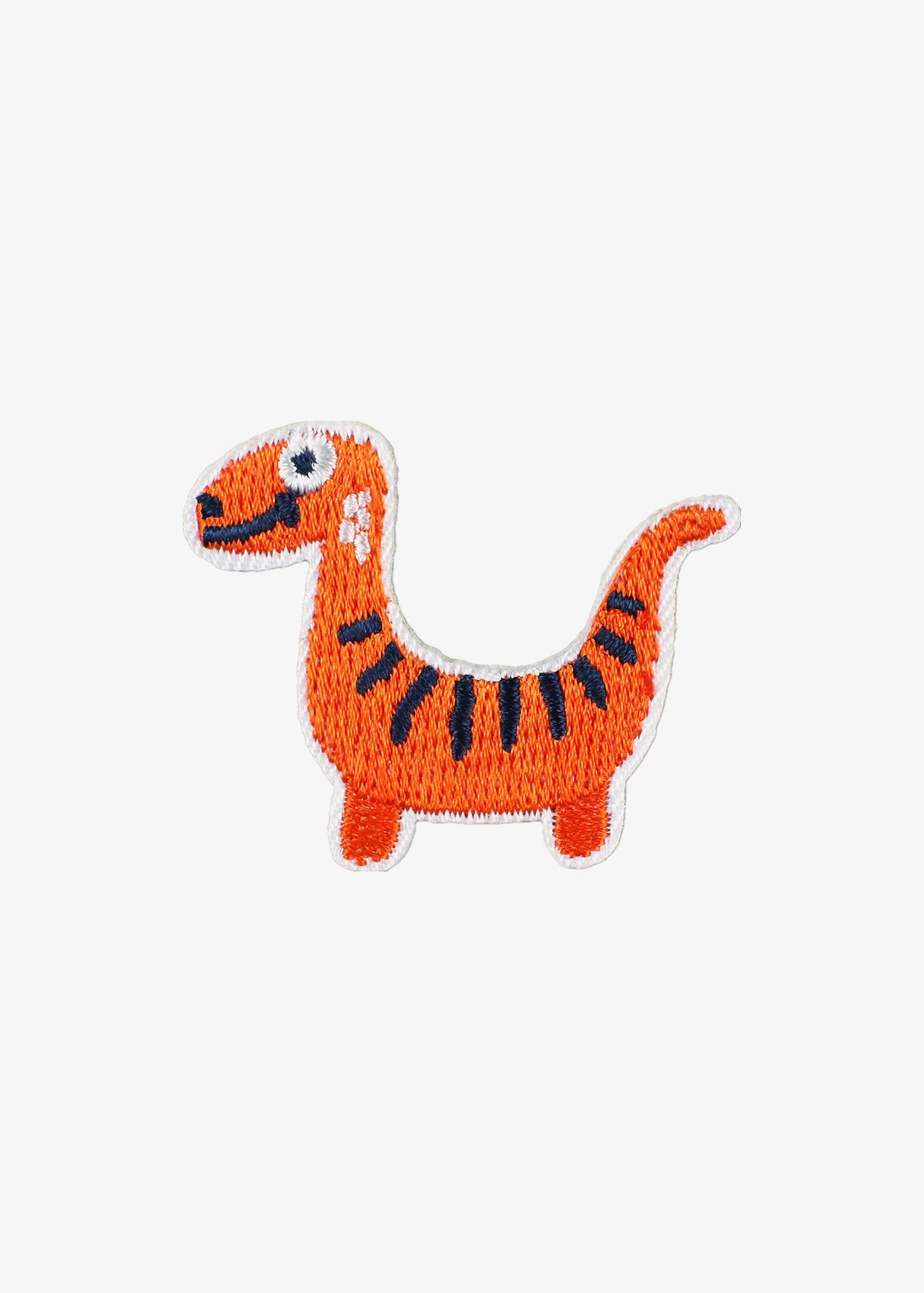 Orange Striped Dinosaur patch