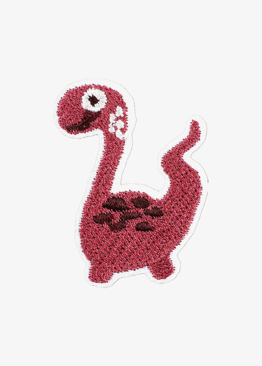 Maroon Long Neck Dinosaur patch