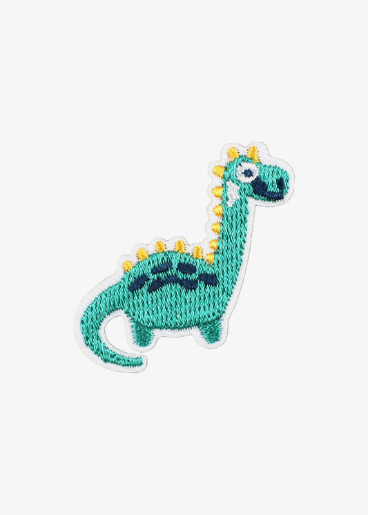 Teal Brontosaurus patch