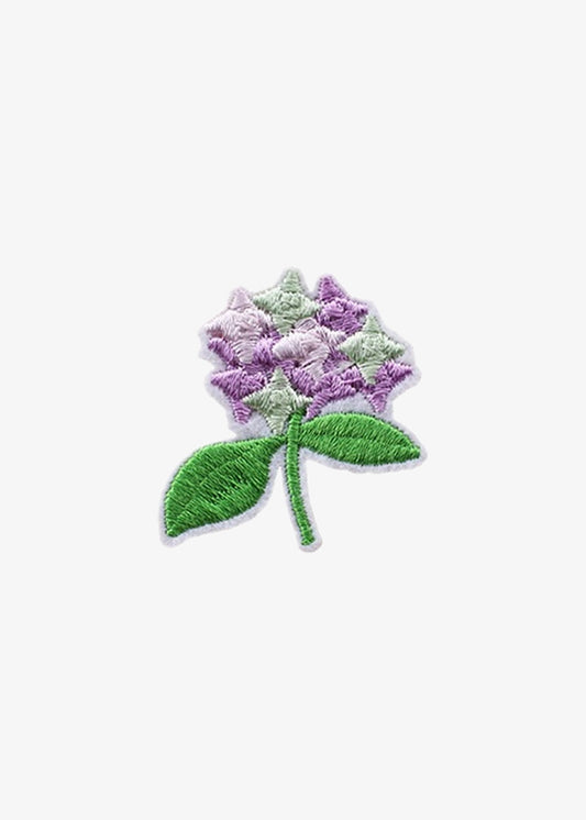Purple Hydrangea Sprig patch