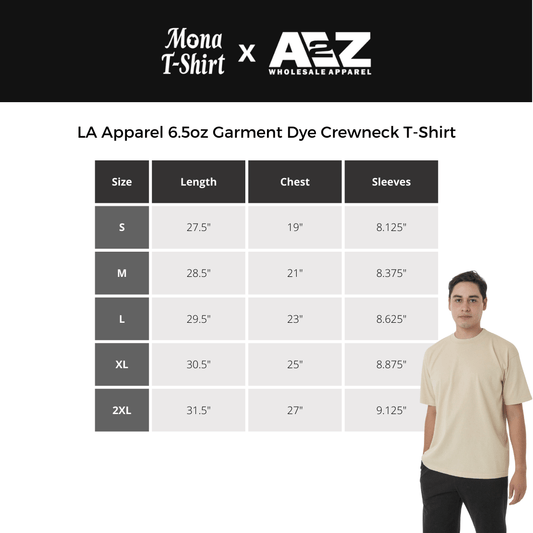 6.5 Oz. Garment Dye Crewneck T-Shirt | 1801GD